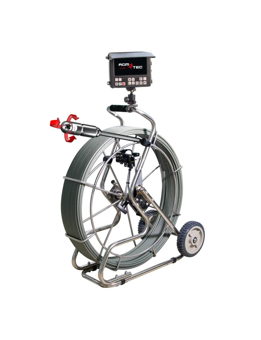 Cámara con cabezal orientable: inspección 360° en tuberías